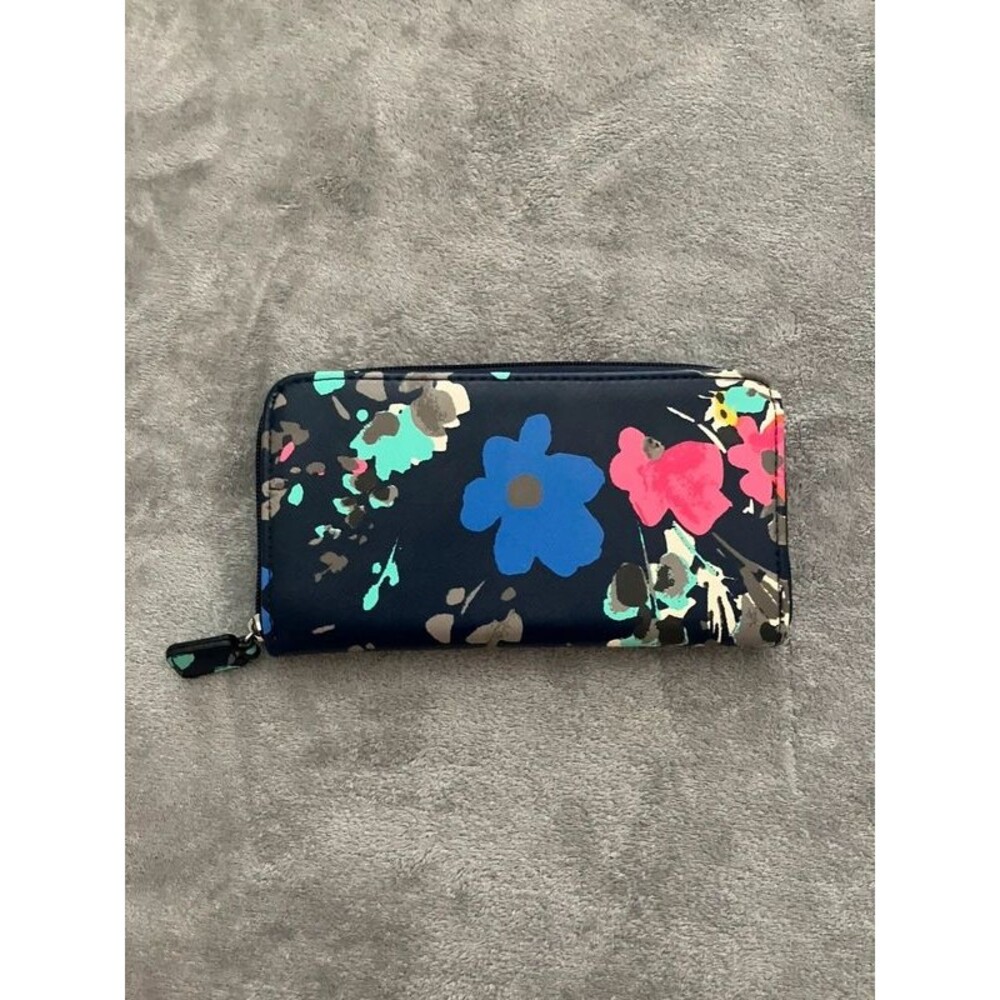 Floral Print Continental Wallet